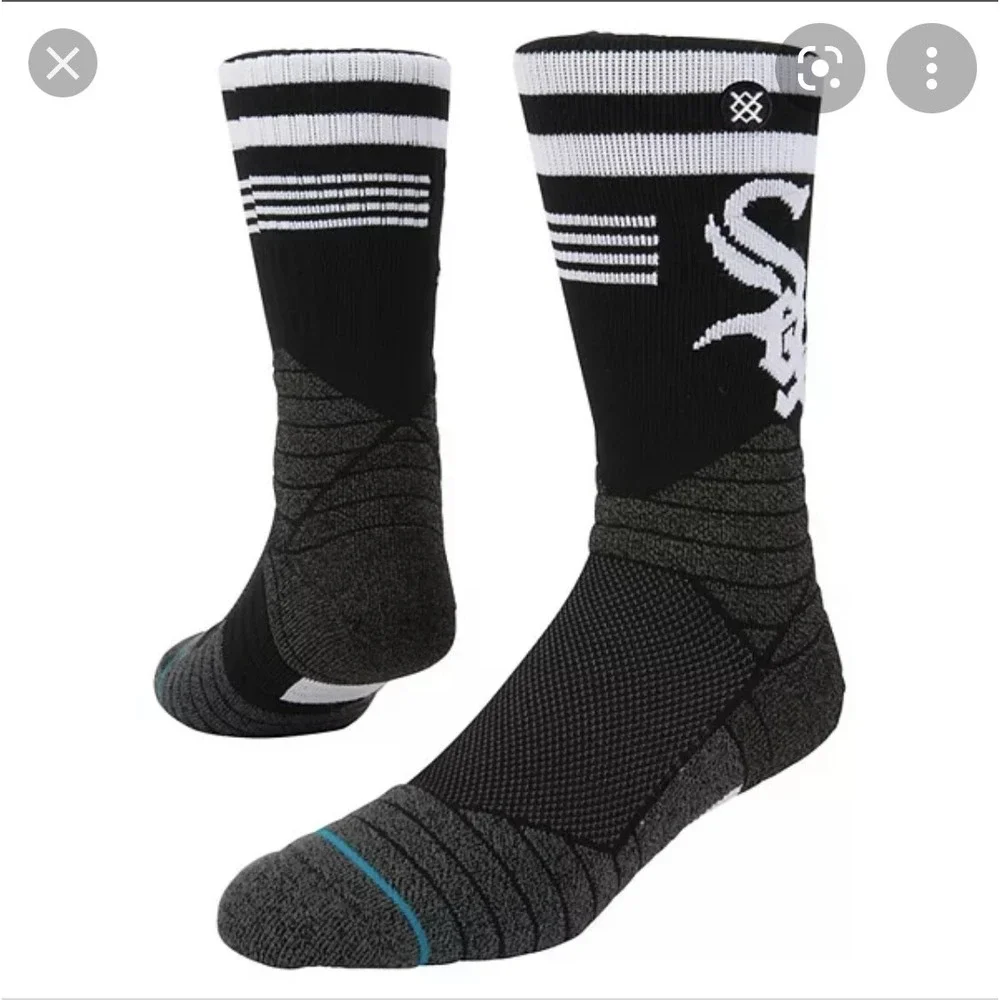 Chicago White Sox Stance Diamond Pro Mens Crew Socks Sz M 6-8.5